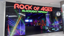 Rock of Ages Blacklight Minigolf Photo